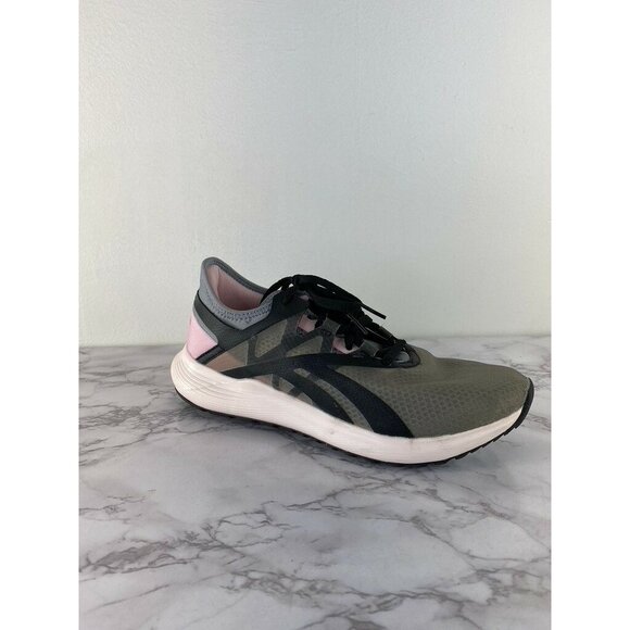 Reebok Women's Pink & Green Lace Up Jogging Running Sneaker SZ 7.5 - Picture 1 of 8